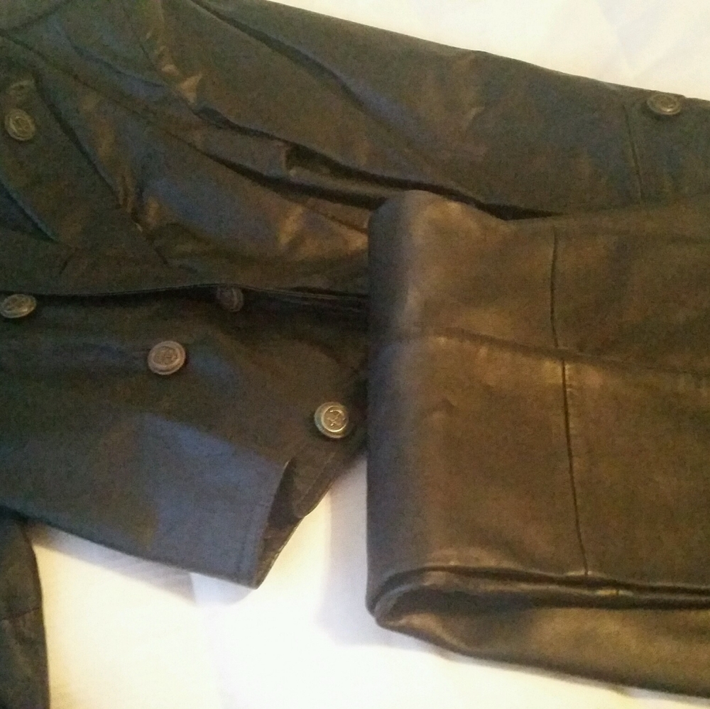 Leather pants outfit